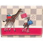 Louis Vuitton Monogram Damier Azur Illustre Giraffe Animation Small Victorine Wallet