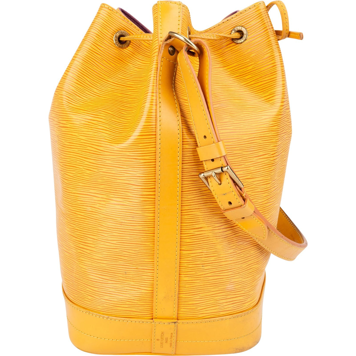 Louis Vuitton Yellow Epi Leather Sac Noé Grande Shoulder Bag