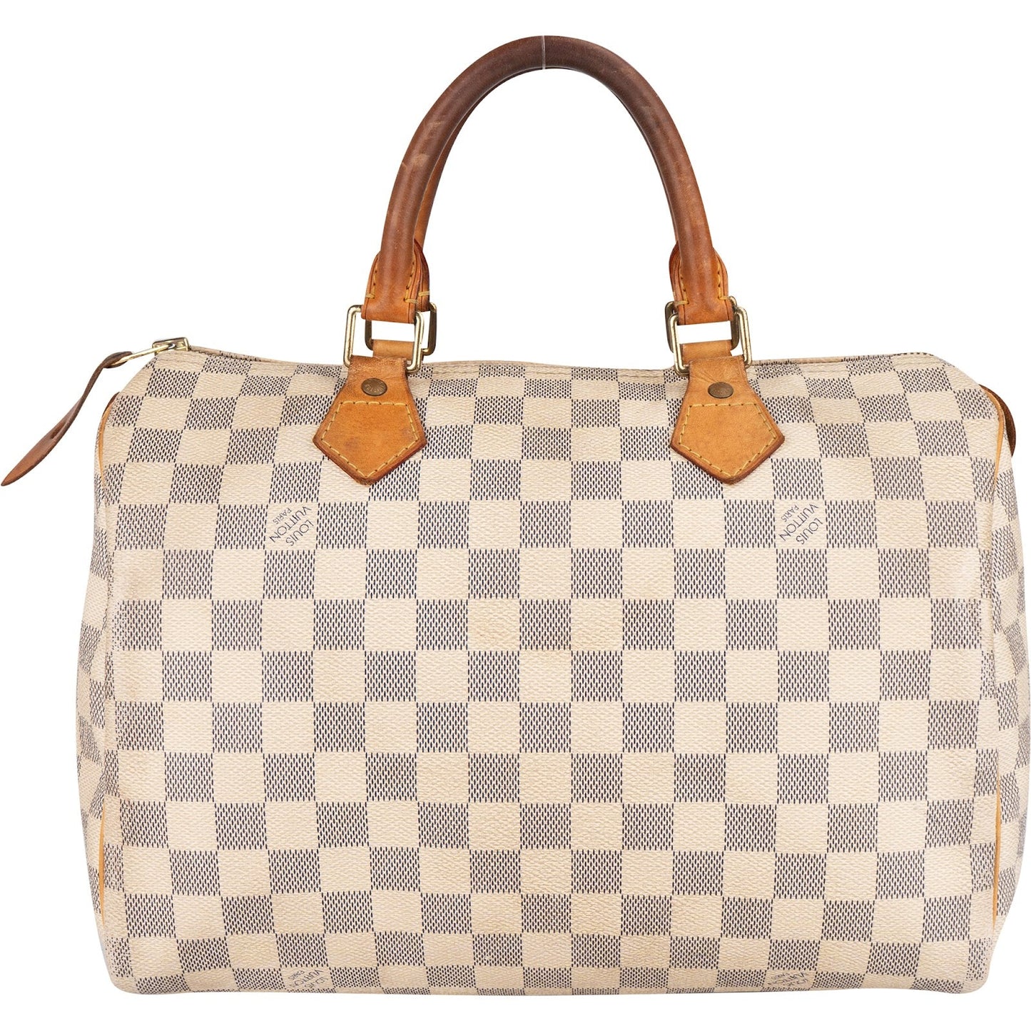 Louis Vuitton Monogram Damier Azur Speedy 30 Handbag