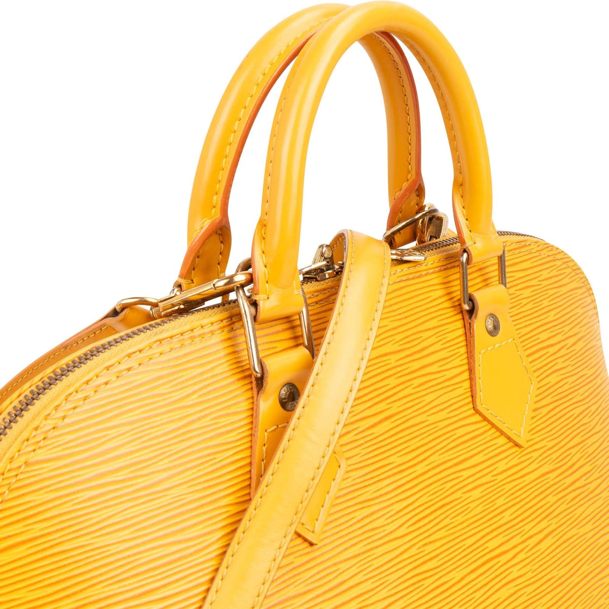 Louis Vuitton Gelb Epi Leder Alma PM Handtasche, Bild 3 von 11