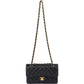 Chanel Quilted Caviar Leather Gold Small Double Flap Shoulder Bag