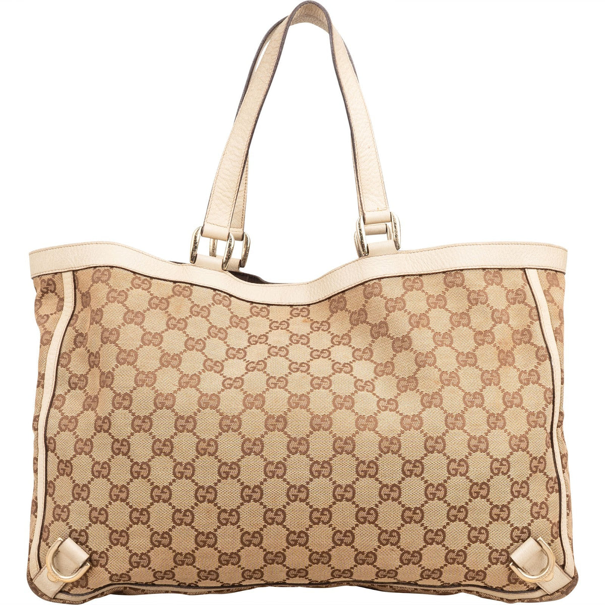 Gucci Monogram GG Canvas Abbey D-Ring Large Tote Shoulder Bag