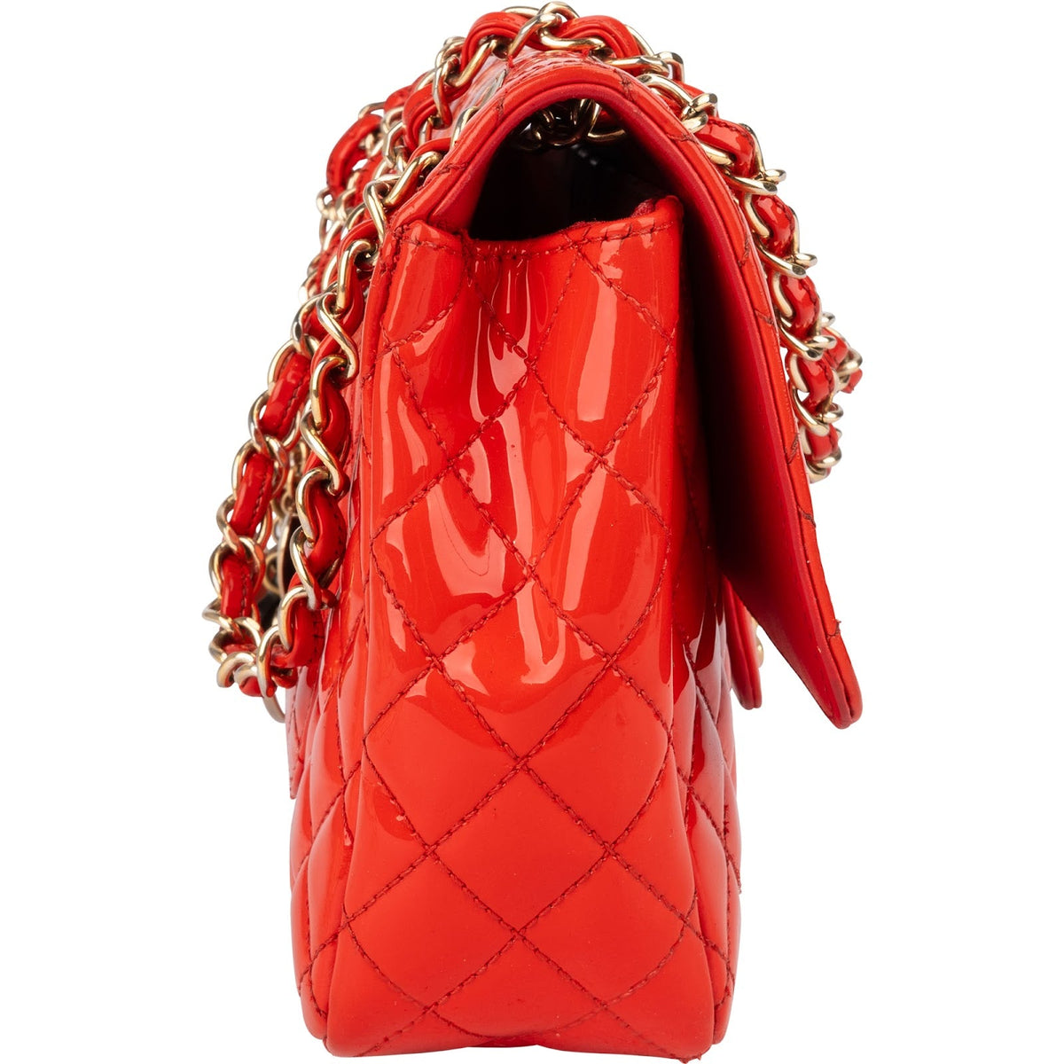 Chanel Lackleder Valentine Single Flap Umhängetasche, Bild 3 von 15