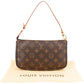 Louis Vuitton Monogram Canvas Pochette Accessoires Handbag