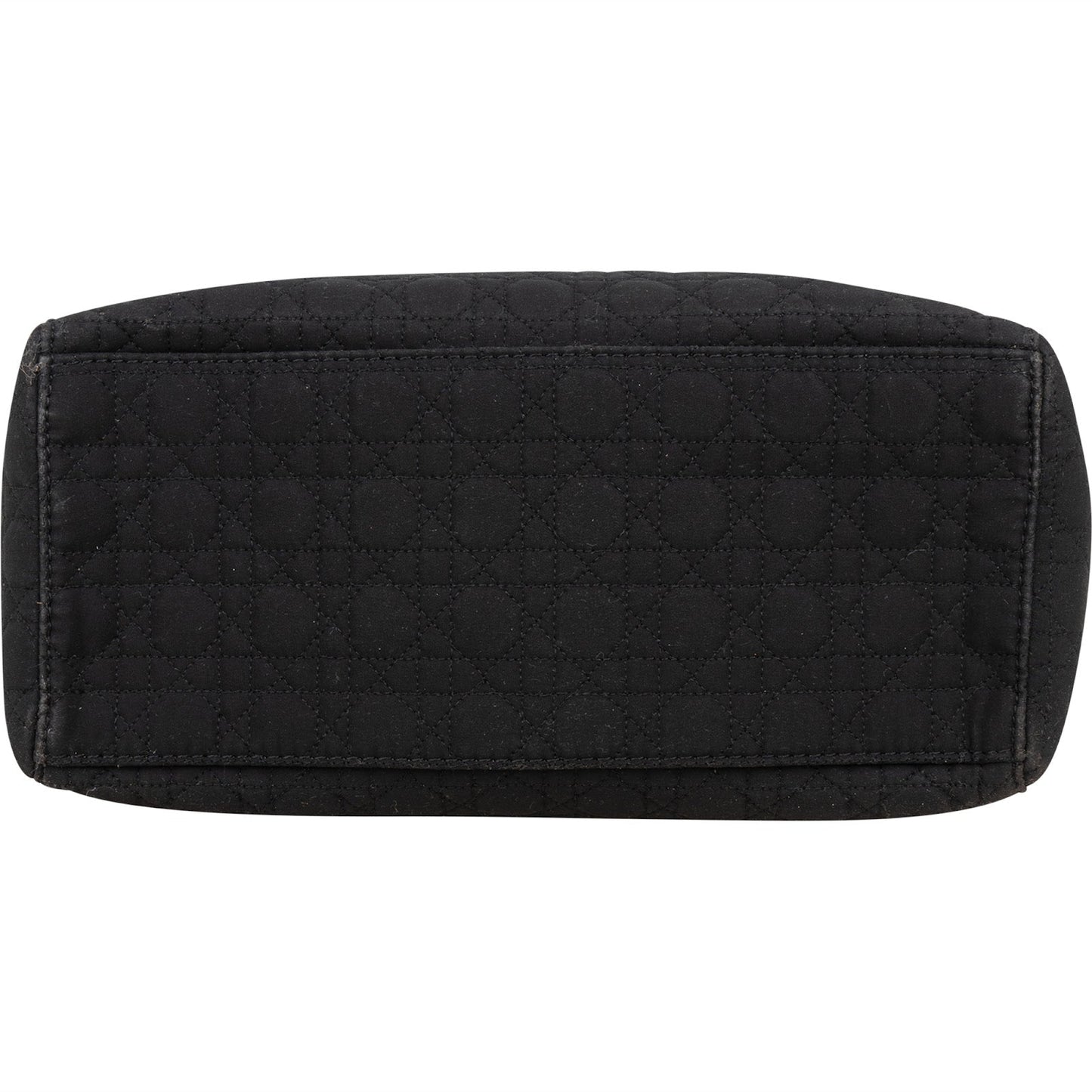 Christian Dior Quilted Nylon Cannage Lady Dior Handbag