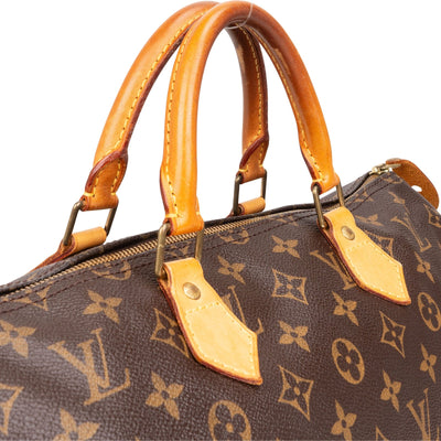 Louis Vuitton Monogram Canvas Speedy 35 Handbag