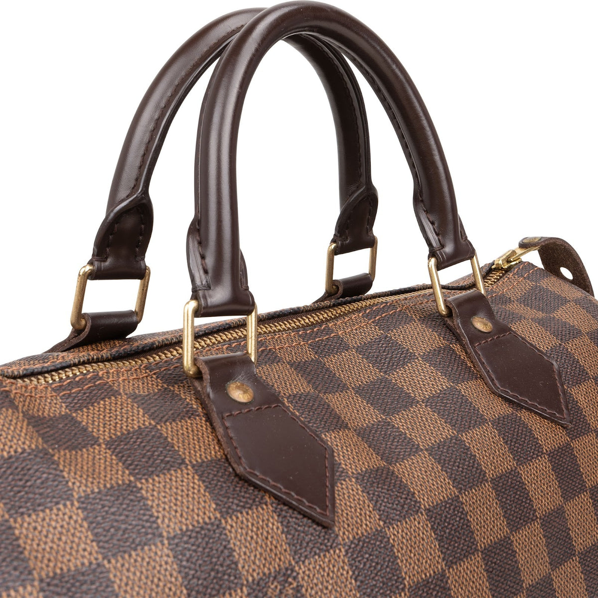Louis Vuitton Monogram Damier Ebene Speedy 30 Handbag