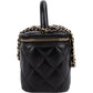 Chanel Quilted Lambskin Vanity Case Crossbody Bag