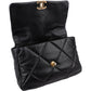 Chanel 19 Quilted Lambskin Leather Jumbo Single Flap Crossbody Bag