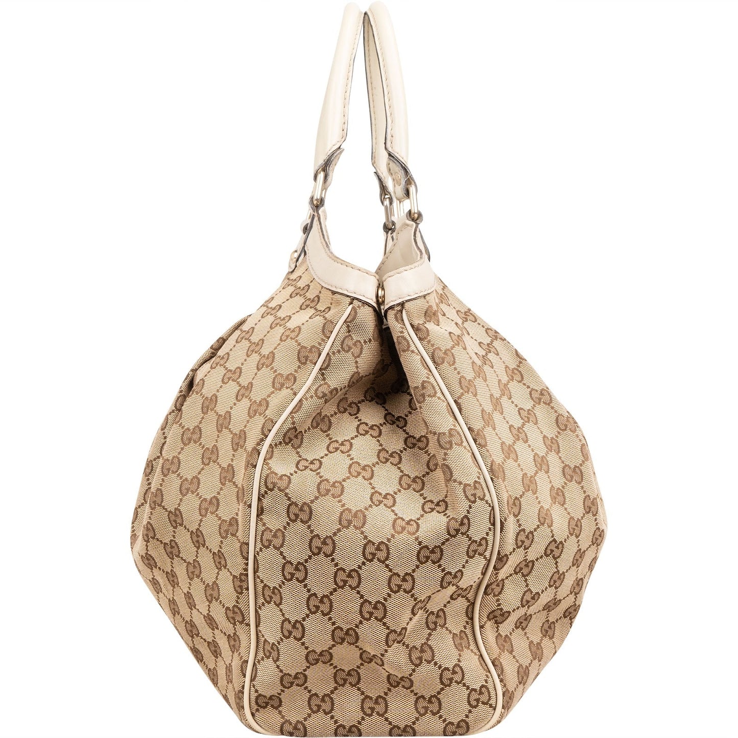Gucci Monogram GG Canvas Sukey Large Hobo Tote Handbag