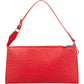 Louis Vuitton Pochette Accessoires aus rotem Epi-Leder – Ansicht 5