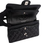 Chanel Quilted Caviar Leather Small Double Flap Shoulder Bag