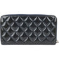 Chanel Quilted Patent Leather CC CC Wallet