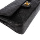 Chanel Quilted Lambskin 24K Gold Medium Double Flap Shoulder Bag