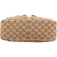 Gucci Monogram GG Abbey Double Pocket Hobo Shoulder Bag
