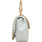 Chanel Quilted Lambskin Mini Single Flap Pearl Handle Crossbody Bag