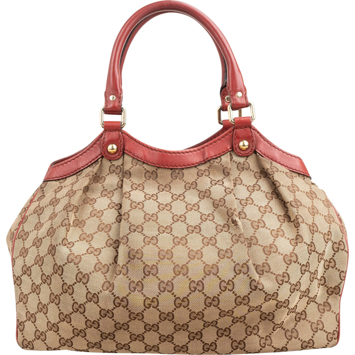Gucci Monogram GG Canvas Sukey Tote Handbag