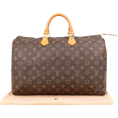 Louis Vuitton Monogram Canvas Speedy 40 Handbag