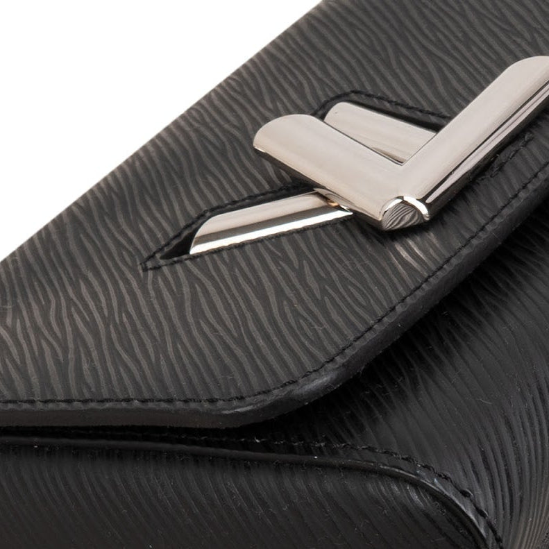 Louis Vuitton Noir Epi Leather Twist PM Crossbody Bag