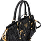 Prada Nappa Leather Gaufre Satchel Handbag