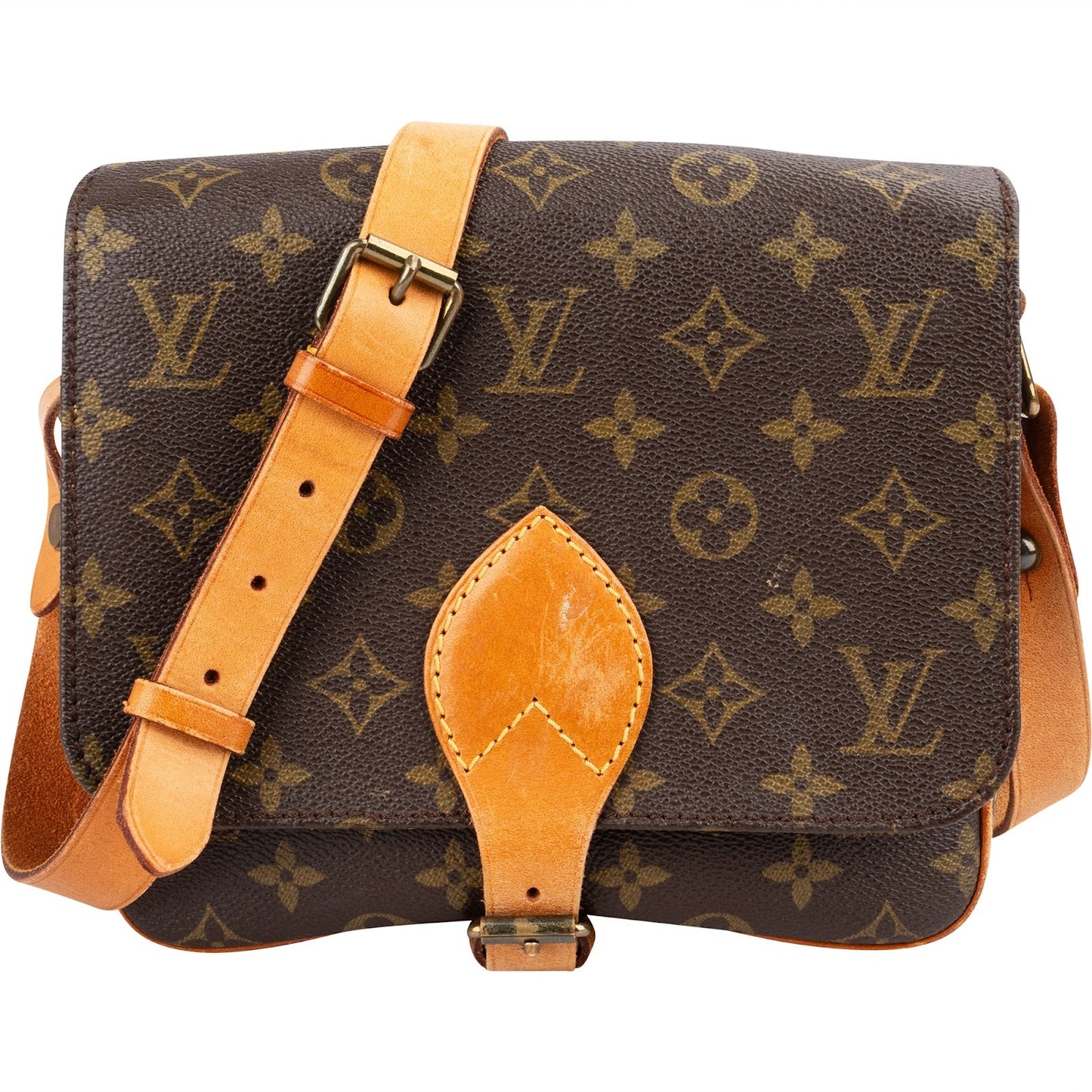 Louis Vuitton Monogram Canvas Cartouchiere MM Crossbody Bag