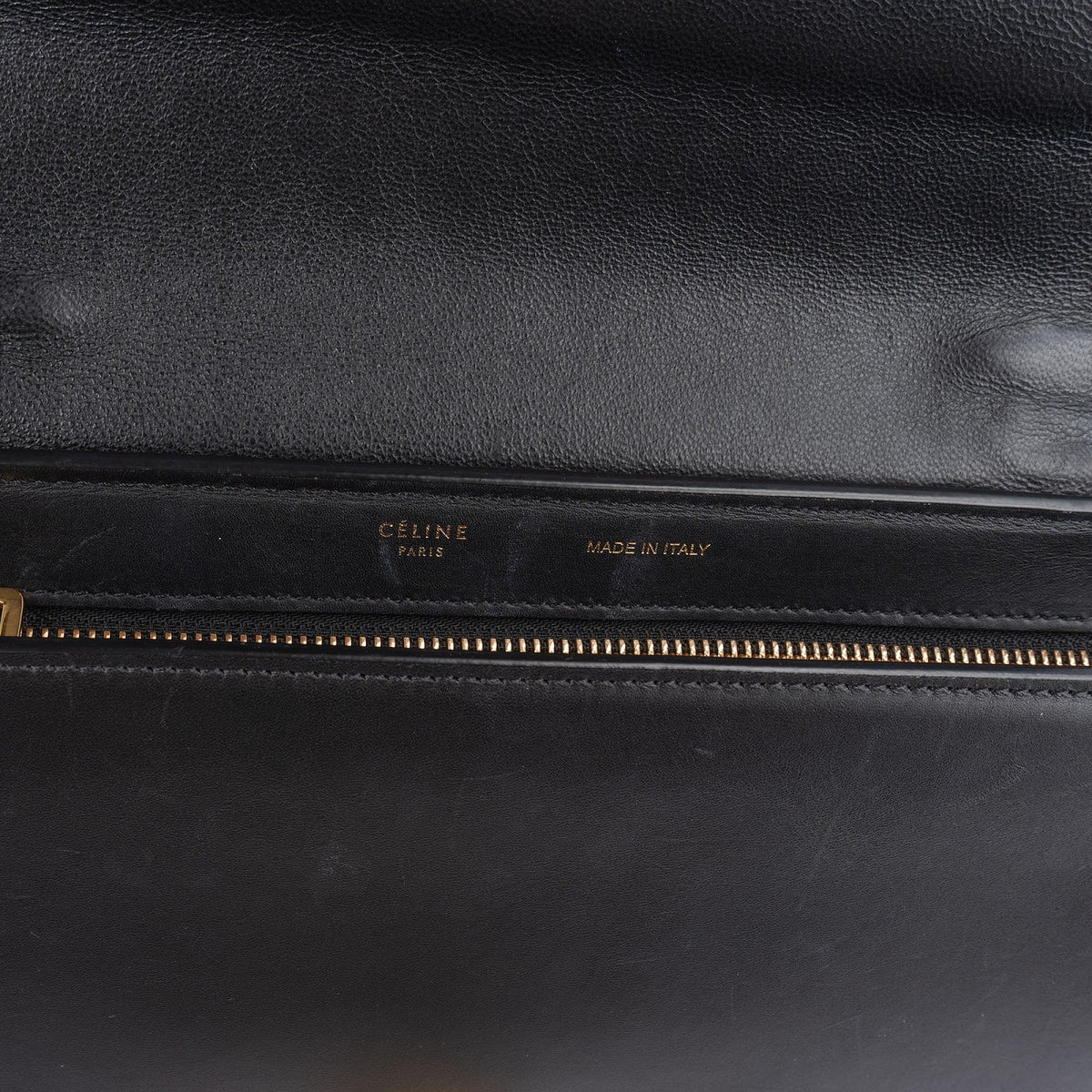 Celine Trapeze aus dreifarbigem Leder – Ansicht 10