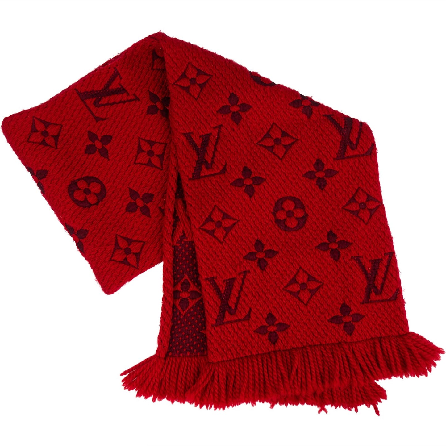 Louis Vuitton Wool Monogram Logomania Schal Scarf