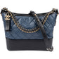 Chanel Aged Calfskin Quilted Gabrielle Hobo Crossbody Bag