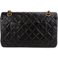 Chanel Quilted Lambskin 24K Gold Medium Double Flap Shoulder Bag