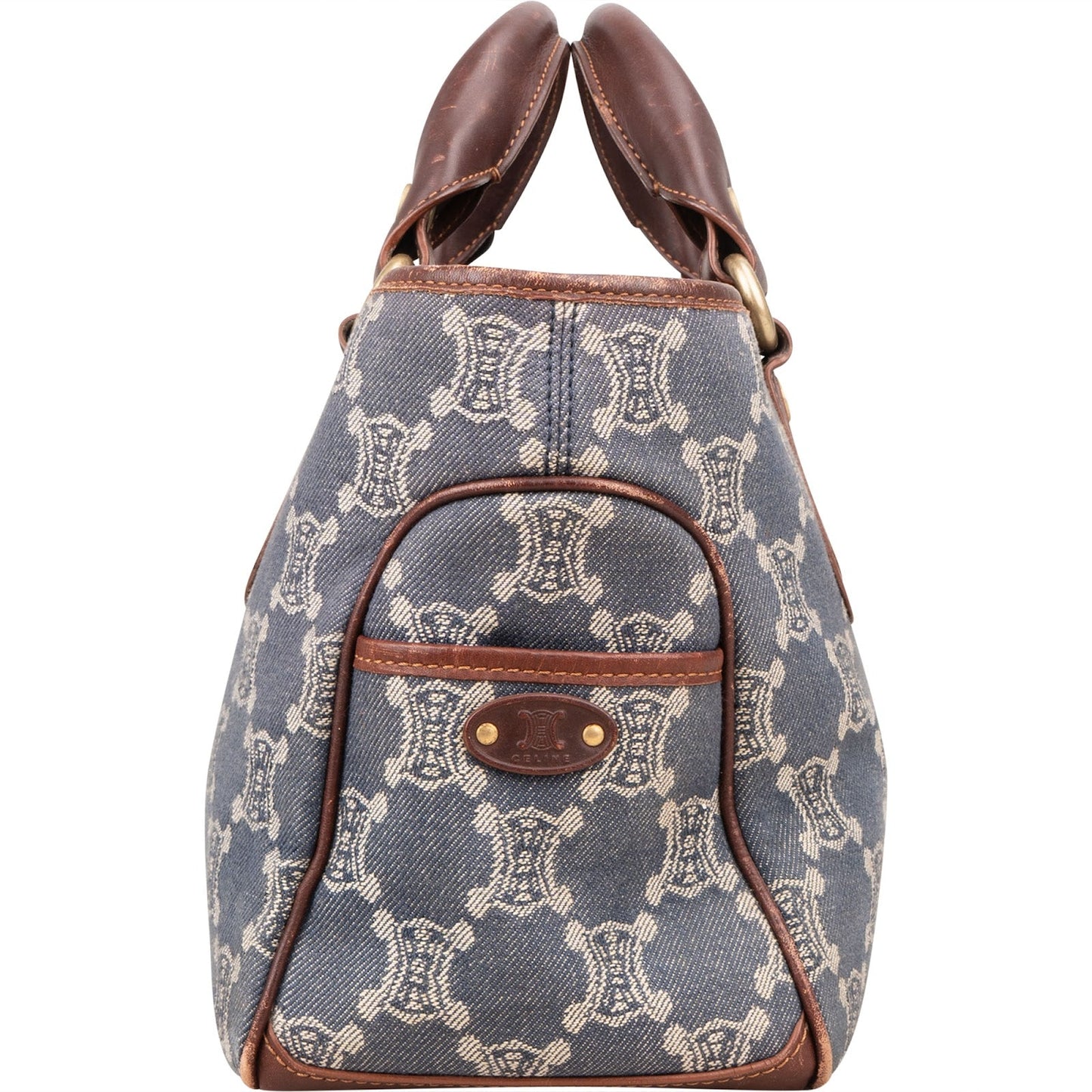 Celine Macadam Denim Boogie Handbag