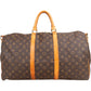 Louis Vuitton Monogram Canvas Keepall 50 Bandoulière Travel Bag