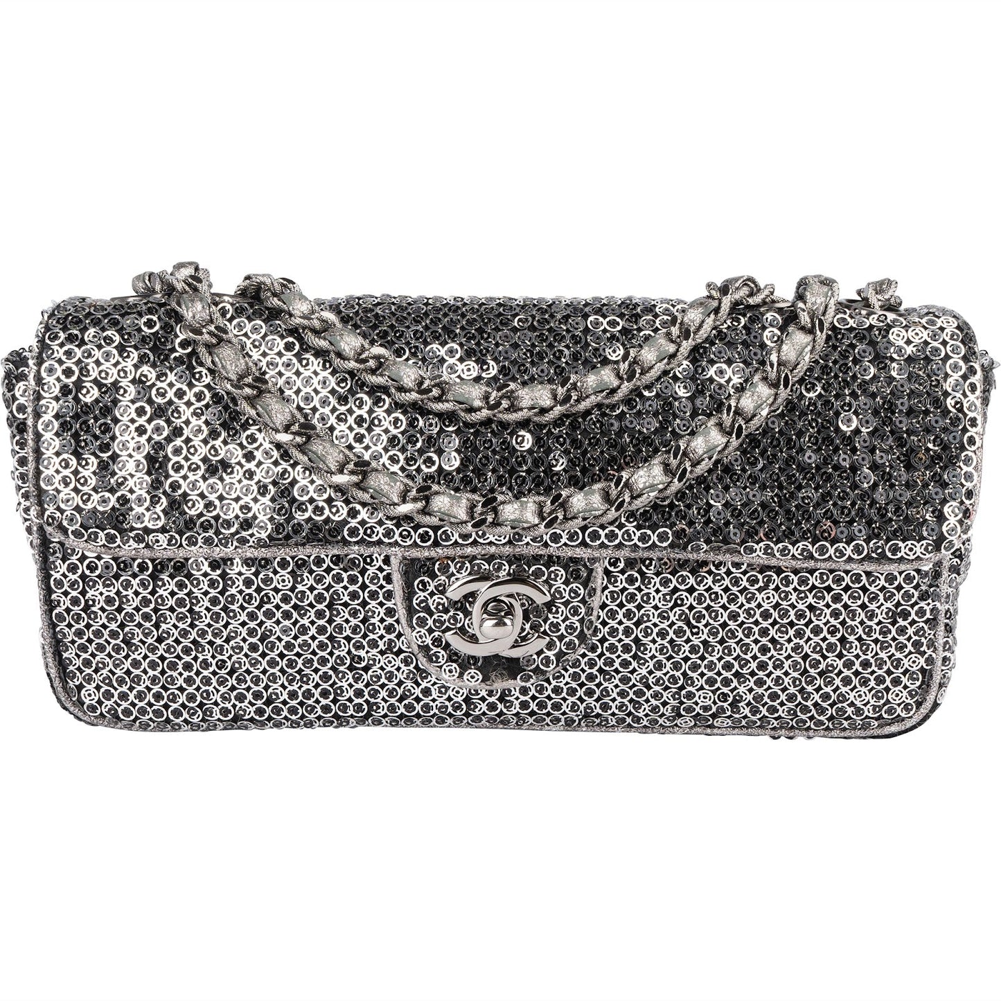 Chanel Sequin Single Flap Crossbody Bag