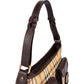 Burberry Haymarket Check Double Pocket Hobo Shoulder Bag