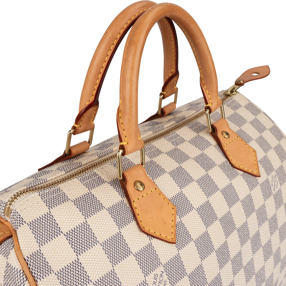 Louis Vuitton Speedy 30 aus Damier Azur Canvas – Ansicht 3