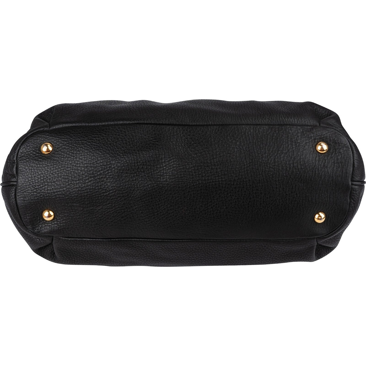 Miu Miu Black leather Vitello Lux Daino Handbag