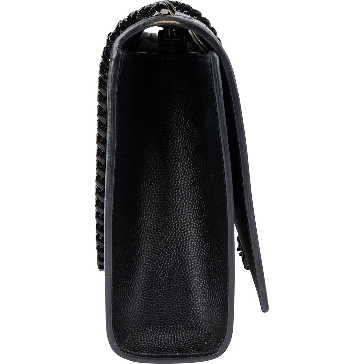 Saint Laurent Grain De Poudre Embossed Leather Kate Chain Crossbody Bag