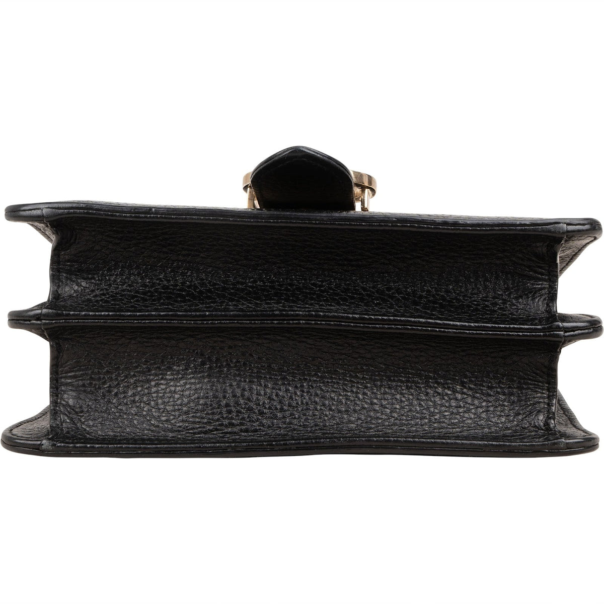 Gucci Pebbled Leather Interlocking GG Small Crossbody Bag