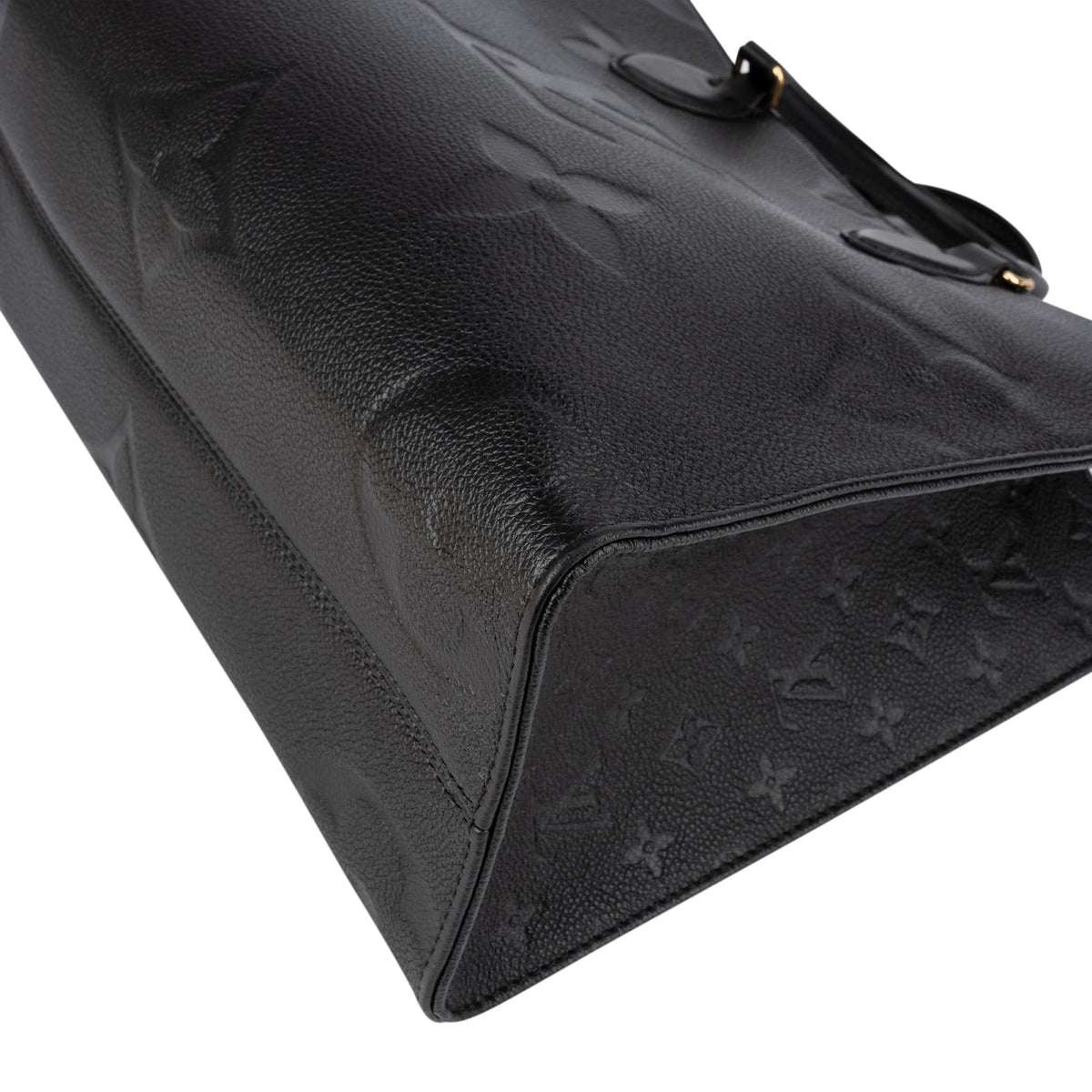 Louis Vuitton Noir Monogram Empreinte Leather OnTheGo MM Shoulder Bag