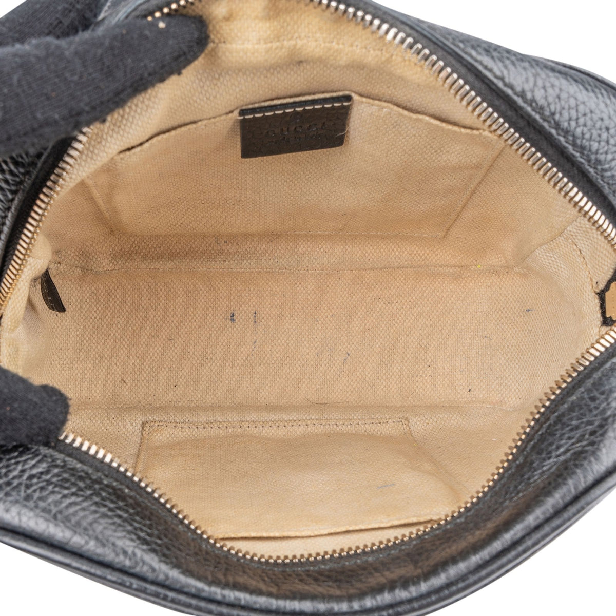 Gucci Black Leather Soho Disco Crossbody Bag