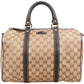 Gucci Monogram GG Coated Canvas Boston Handbag