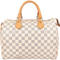 Louis Vuitton Monogram Damier Azur Speedy 30 Handbag