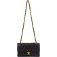Chanel Quilted Lambskin 24K Gold Small Double Flap Shoulder Bag