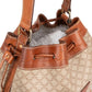 Celine Macadam Monogram Drawstring Bucket Shoulder Bag
