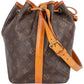 Louis Vuitton Monogram Canvas Sac Noé Petit Shoulder Bag