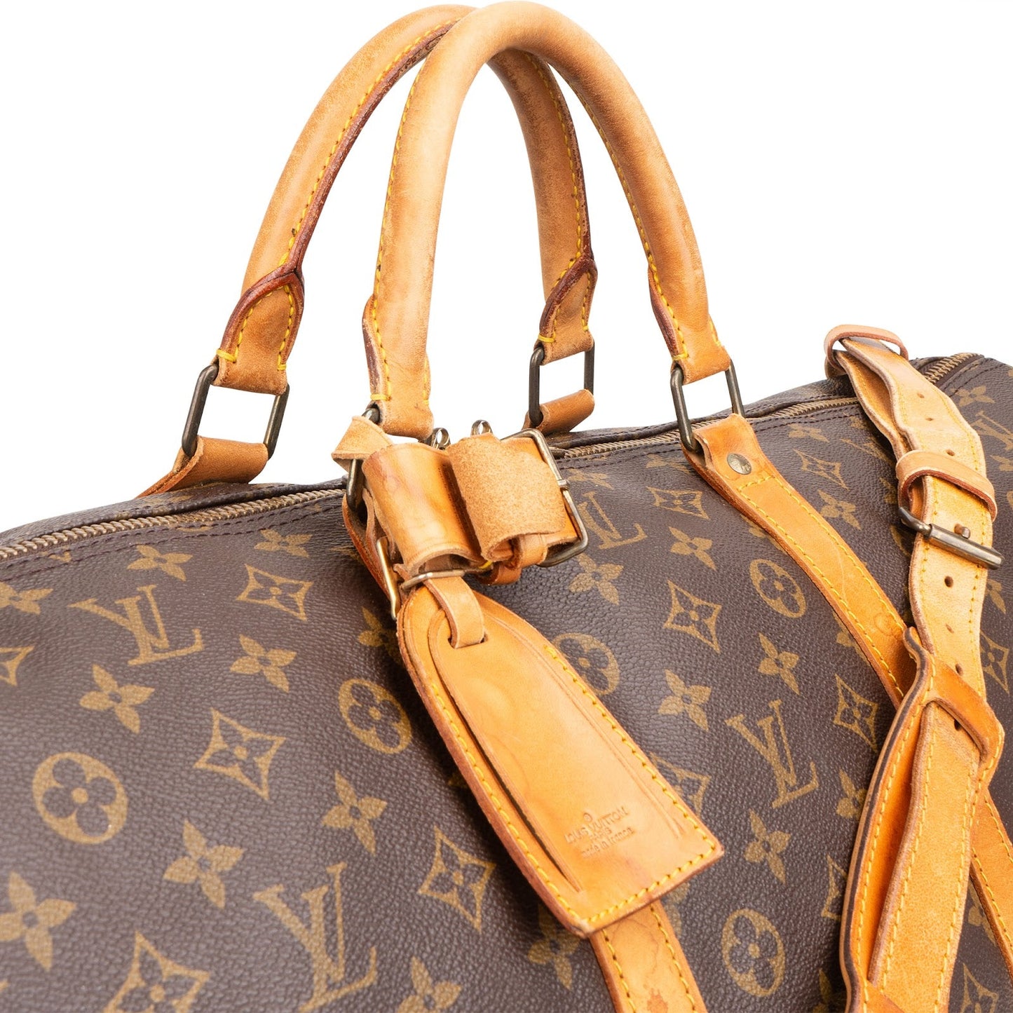 Louis Vuitton Monogram Canvas Keepall 60 Bandoulière Travel Bag
