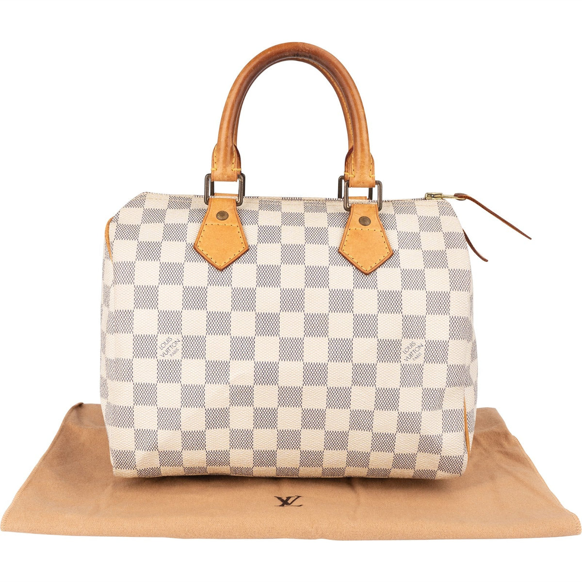 Louis Vuitton Speedy 25 aus Damier Azur Canvas – Ansicht 2