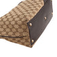 Gucci Monogram GG Canvas Abbey Interlocking G Tote Shoulder Bag