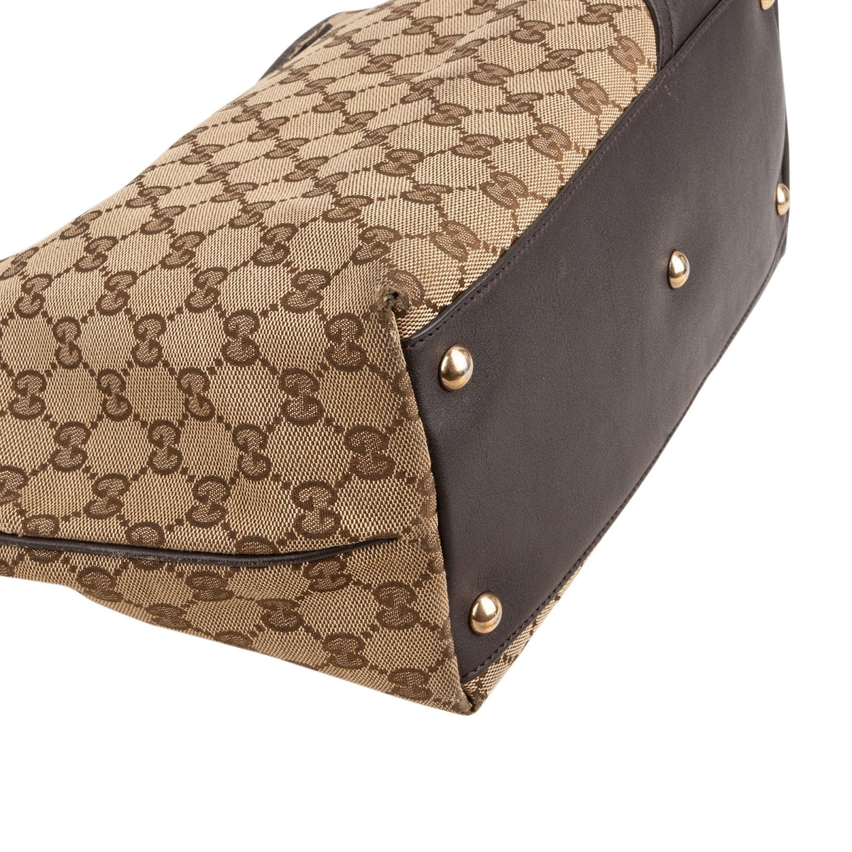 Gucci Monogram GG Canvas Abbey Interlocking G Tote Shoulder Bag