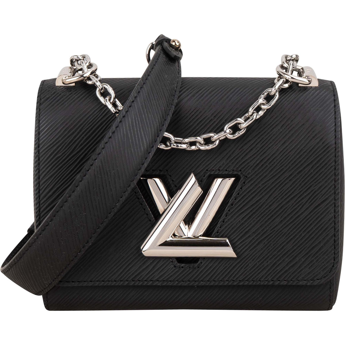 Louis Vuitton Noir Epi Leather Twist PM Crossbody Bag