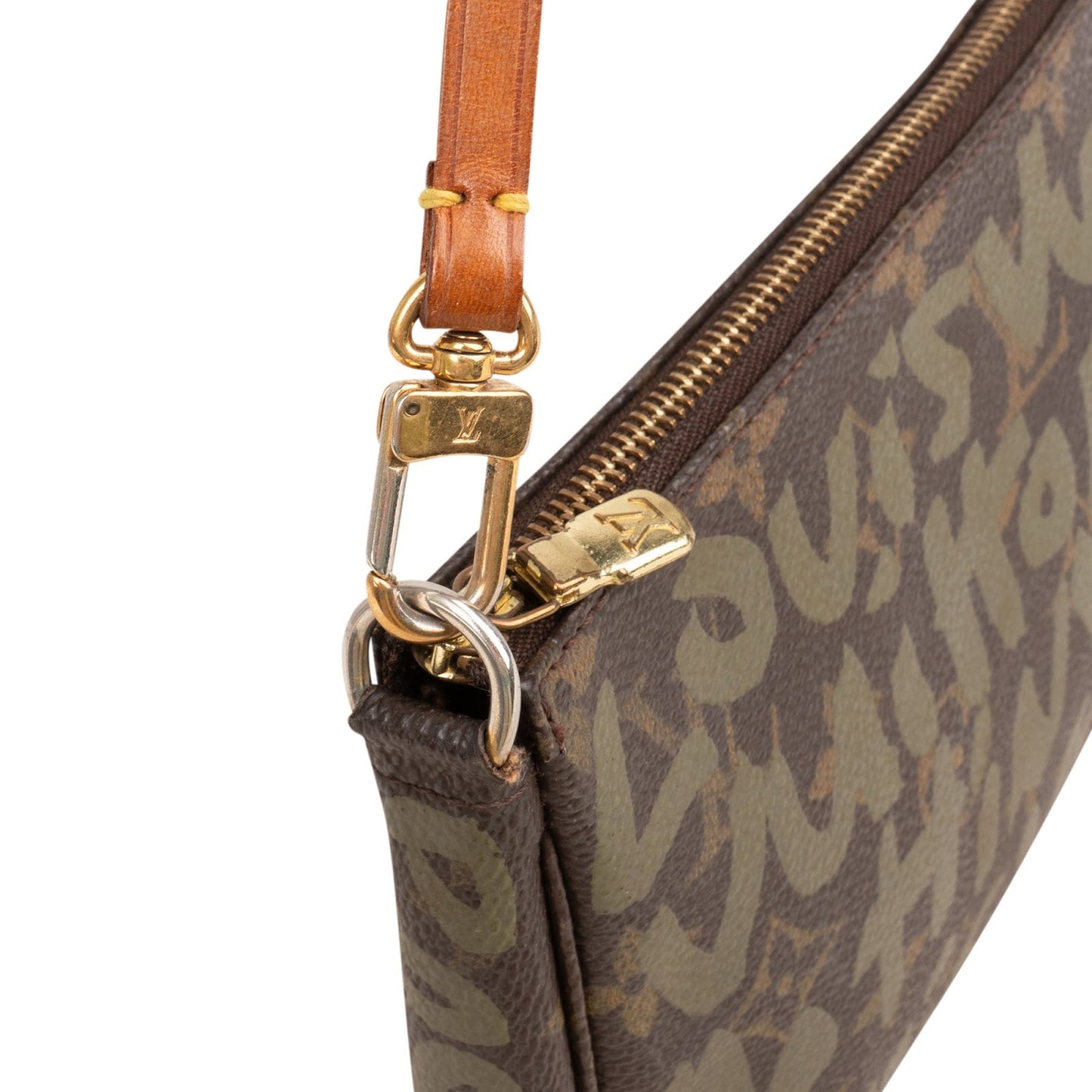 Louis Vuitton Limited Monogram Graffiti Pochette Accessoires Handbag
